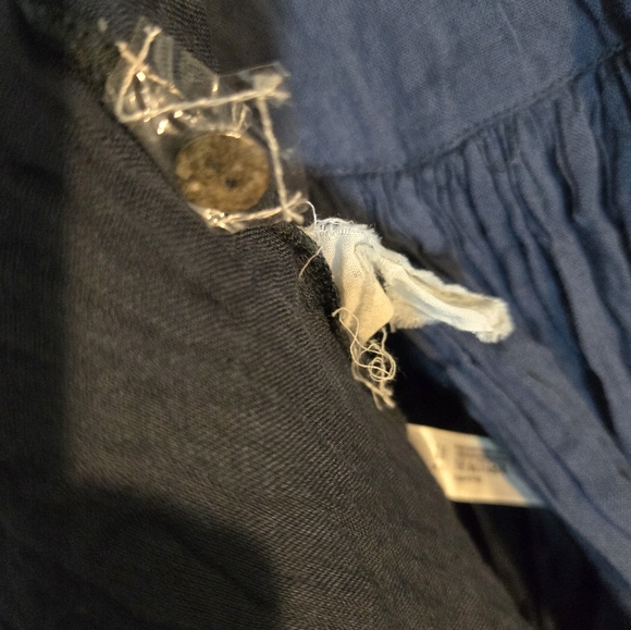 Free People One Blue Duster Dress M - Picture 6 of 11